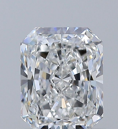 0.74 carat F-VVS1 Natūralus Radiant Deimantas (1)