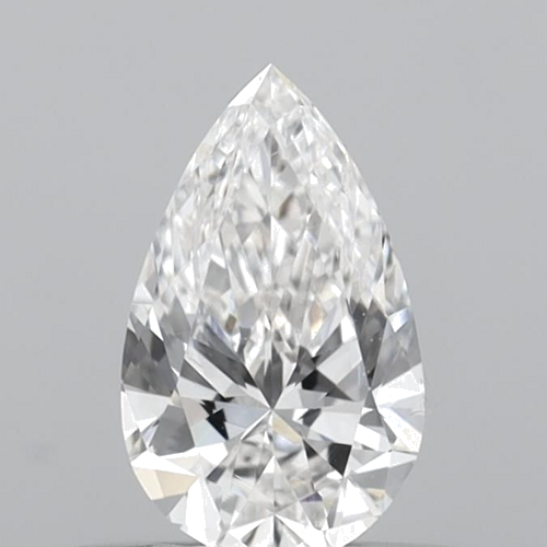 0.4 carat F-VS1 Natūralus Pear Deimantas (1)