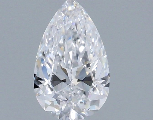 0.7 carat D-SI1 Natūralus Pear Deimantas (1)