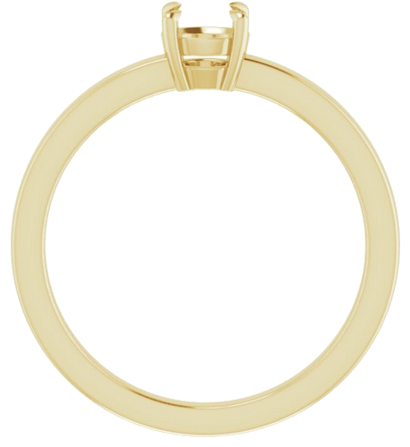 Sužadėtuvių Žiedas „Claw-Prong Solitaire“ 14k yellow gold Round 4.8mm (2)