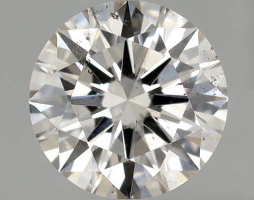 0.57 carat J-SI2 Excellent cut Natūralus Round Deimantas (1)