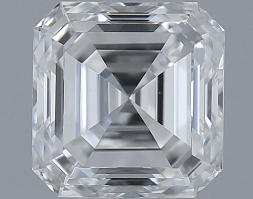 0.52 carat F-VS1 Natūralus Asscher Deimantas (1)