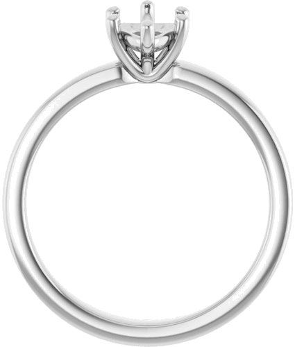 Sužadėtuvių Žiedas „Solitaire“ 14k white gold Marquise 10mm x 5mm (2)