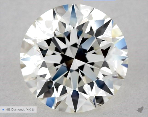 1.0 carat J-SI1 Excellent cut Natūralus Round Deimantas (1)