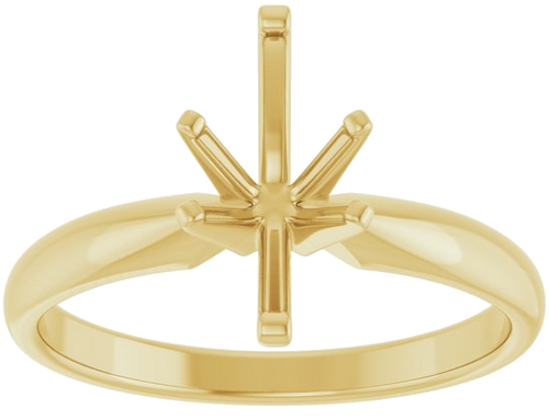 14K Yellow 10.5x5.5 mm Marquise Solitaire Engagement Ring Mounting (3)