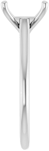 Sužadėtuvių Žiedas „Solitaire“ 585 Baltojo Aukso Square 7mm (4)