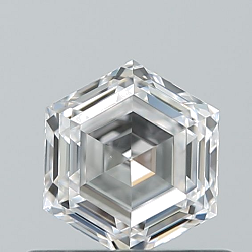 0.5 carat D-IF Natūralus Hexagonal Deimantas (1)