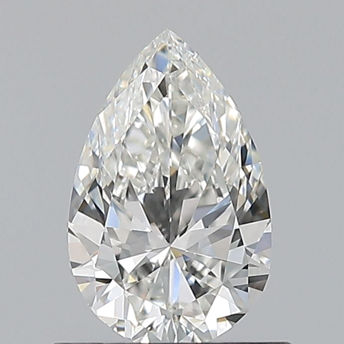 0.7 carat G-VS1 Natūralus Pear Deimantas (1)