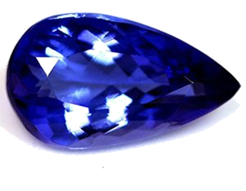3.15 carat BLUE Pear Tanzanite (1)