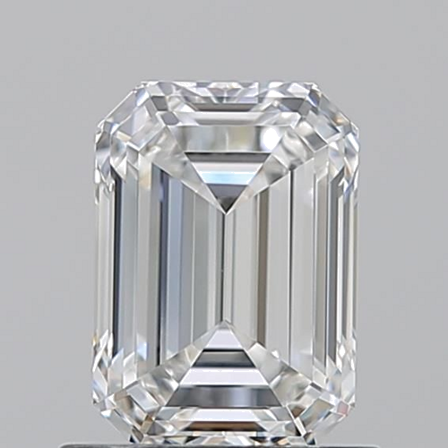 1.01 carat F-VVS2 Natūralus Emerald Deimantas (1)
