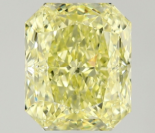 1.02 carat Fancy Intense Yellow-VS1 Natūralus Radiant Deimantas (1)