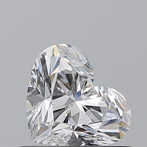 0.6 carat E-VS2 Natūralus Heart Deimantas (1)