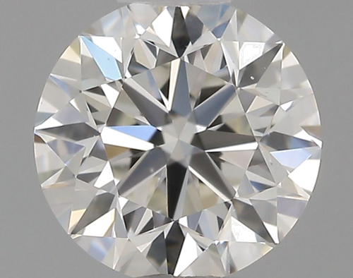 0.5 carat I-VVS2 Very Good cut Natūralus Round Deimantas (1)
