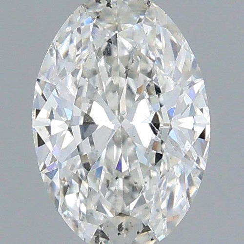 0.5 carat G-SI2 Natūralus Oval Deimantas (1)