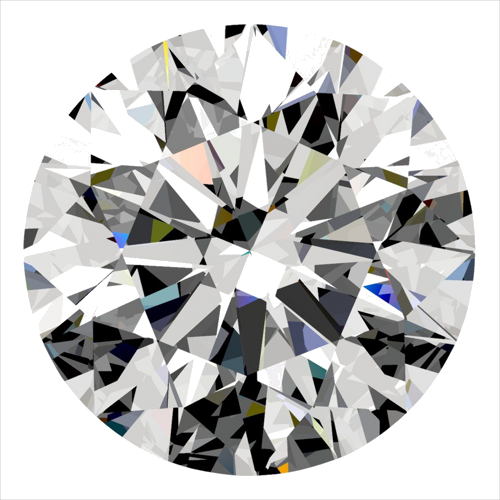 0.3 carat G-SI2 Excellent cut Natūralus Round Deimantas (1)