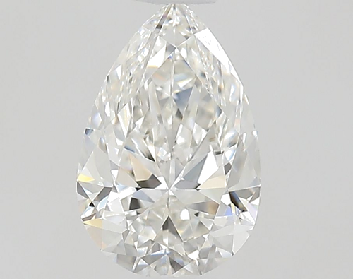 0.5 carat H-VVS2 Natūralus Pear Deimantas (1)