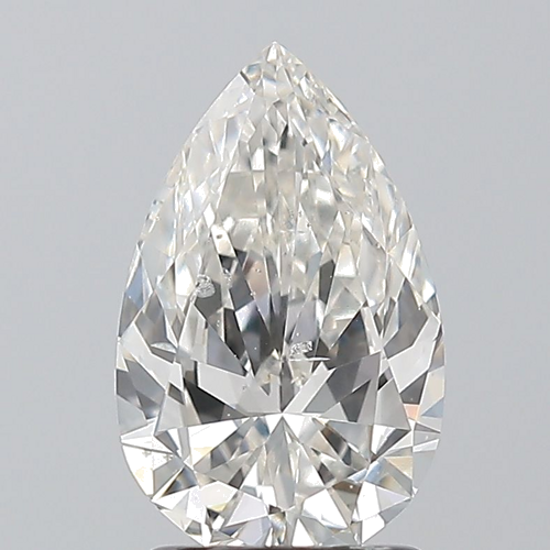 1.5 carat I-SI2 Natūralus Pear Deimantas (1)