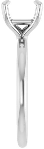 Sužadėtuvių Žiedas „Solitaire“ 585 Baltojo Aukso Asscher 7mm (4)