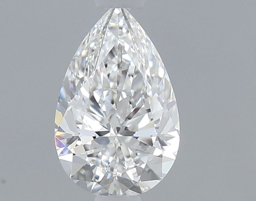 0.5 carat E-VVS1 Natūralus Pear Deimantas (1)