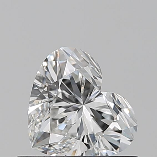 0.51 carat G-VS2 Natūralus Heart Deimantas (1)