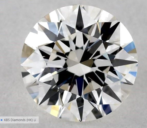 0.57 carat H-VS1 Excellent cut Natūralus Round Deimantas (1)