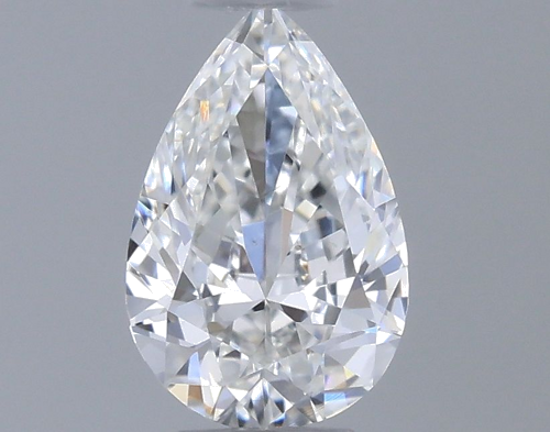 0.3 carat F-SI1 Natūralus Pear Deimantas (1)