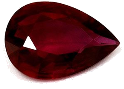 0.53 carat RED Pear Rubinas (1)
