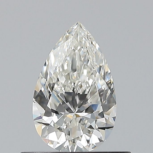 0.5 carat H-VS1 Natūralus Pear Deimantas (1)