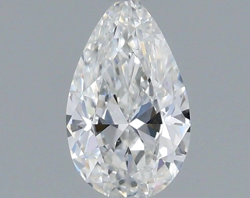 0.4 carat F-SI2 Natūralus Pear Deimantas (1)