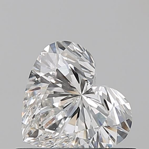 0.6 carat H-SI1 Natūralus Heart Deimantas (1)