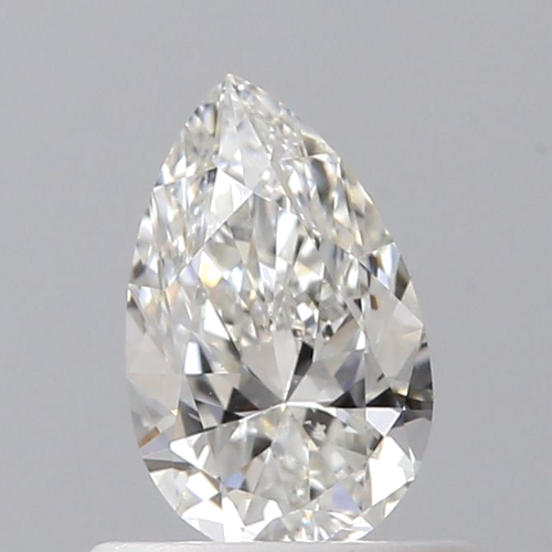 0.5 carat H-SI1 Natūralus Pear Deimantas (1)