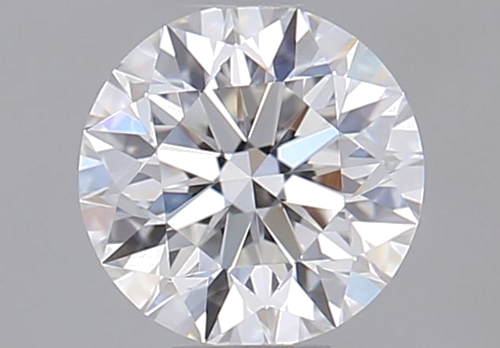 0.43 carat F-VVS2 Excellent cut Natūralus Round Deimantas (1)