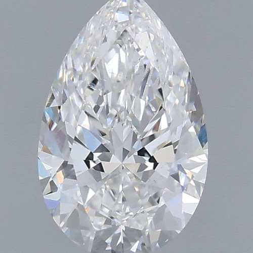 0.5 carat E-SI2 Natūralus Pear Deimantas (1)