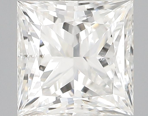 0.32 carat F-SI1 Natūralus Princess Deimantas (1)