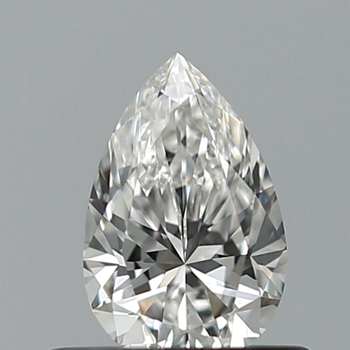 0.41 carat F-VVS1 Natūralus Pear Deimantas (1)