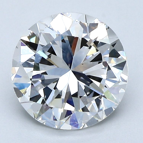 2.5 carat F-VS2 GD cut Natūralus Round Deimantas (1)