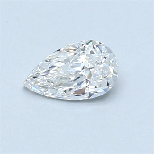 0.43 carat D-VS1 Natūralus Pear Deimantas (1)