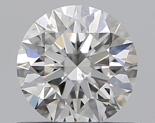 0.51 carat I-SI1 Excellent cut Natūralus Round Deimantas (1)