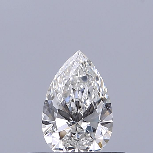 0.3 carat F-VVS2 Natūralus Pear Deimantas (1)