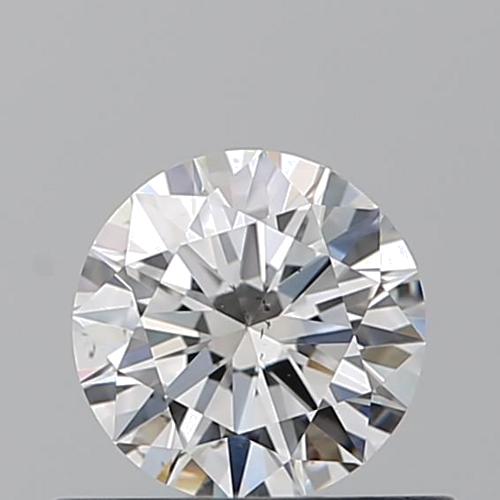0.51 carat F-SI1 Excellent cut Natūralus Round Deimantas (1)