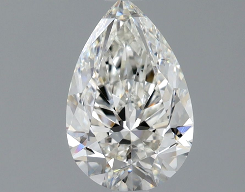 1.01 carat H-SI1 Natūralus Pear Deimantas (1)