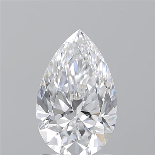 1.71 carat D-VVS2 Natūralus Pear Deimantas (1)