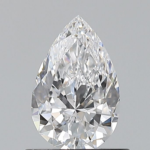 0.7 carat D-VVS2 Natūralus Pear Deimantas (1)