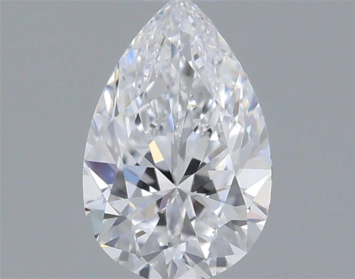 0.4 carat D-VVS2 Natūralus Pear Deimantas (1)