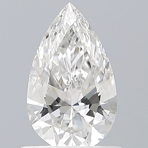 0.63 carat F-VS2 Natūralus Pear Deimantas (1)