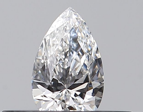 0.23 carat E-VVS2 Natūralus Pear Deimantas (1)