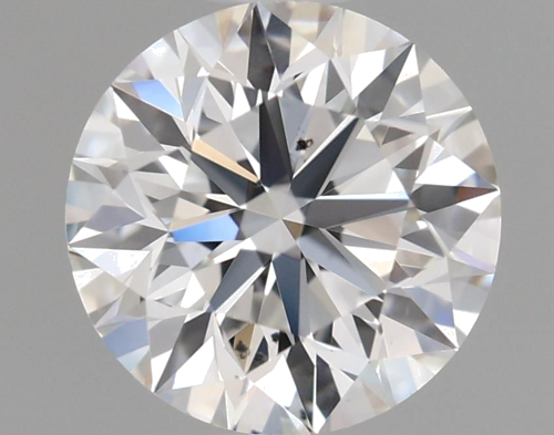 0.69 carat F-SI1 Excellent cut Natūralus Round Deimantas (1)