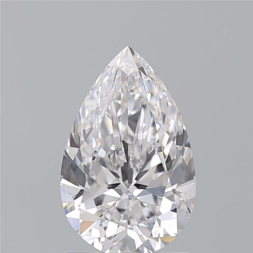 1.55 carat D-VS2 Natūralus Pear Deimantas (1)