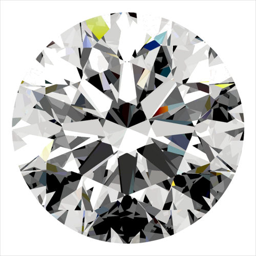 0.5 carat F-VS2 Very Good cut Natūralus Round Deimantas (1)