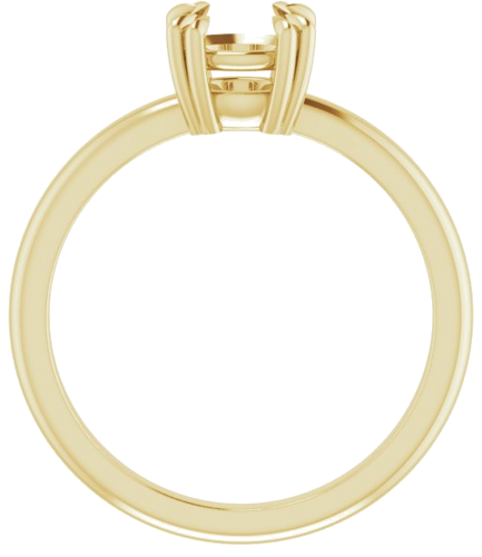 Sužadėtuvių Žiedas „Solitaire“ 585 Geltonojo Aukso Round 6.5mm (2)